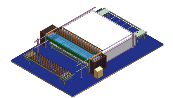 Modular 13 - impianto semiautomatico di verniciatura industraile a polvere